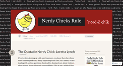 Desktop Screenshot of nerdychicksrule.com