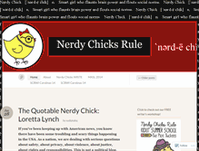 Tablet Screenshot of nerdychicksrule.com